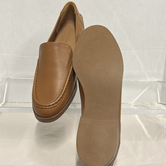 NWOT Everlane Modern Loafer Size 8 Camel Tan Loafer Flats Oxford - Picture 6 of 12